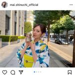 新内眞衣、ビールと浴衣が似合うポートレートに反響ぞくぞく！