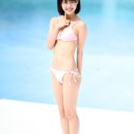 【写真特集】土光瑠璃子（FES☆TIVE）、淡いピンクビキニでヘルシーな美脚披露！＜近代麻雀水着祭2022＞