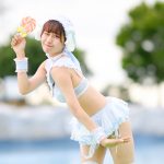 【写真特集】渡辺陽菜（Layn）、ガーリー＆セクシーなわたあめ水着コスチュームで釘付け！＜近代麻雀水着祭2022＞