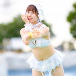 【写真特集】渡辺陽菜（Layn）、ガーリー＆セクシーなわたあめ水着コスチュームで釘付け！＜近代麻雀水着祭2022＞