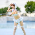 【写真特集】渡辺陽菜（Layn）、ガーリー＆セクシーなわたあめ水着コスチュームで釘付け！＜近代麻雀水着祭2022＞