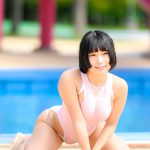 【写真特集】ゆうかりん（必殺エモモモモ7）、ピンクの競泳水着で繰り出すセクシーポーズ！＜近代麻雀水着祭2022＞