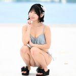 【写真特集】雪村花鈴、黒髪ショートボブにうっとりな水着衣装で微笑みをお届け！＜近代麻雀水着祭2022＞