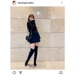 ダレノガレ明美、ミニスカ×ニーハイブーツで魅せる絶対領域ショット公開！