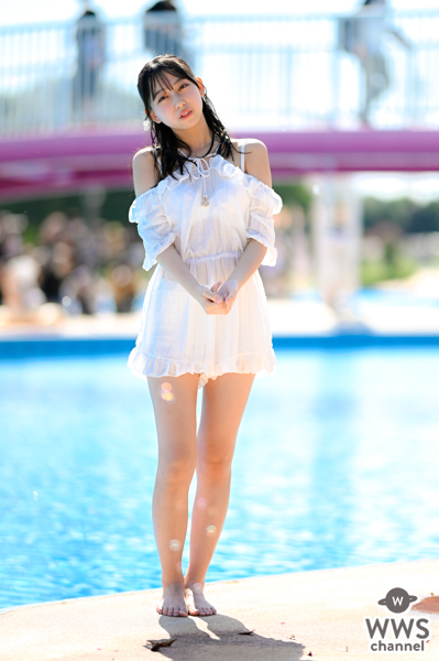【写真特集】本間菜穂（LOVE CCiNO）、肩出しレースのワンピースから透明美脚披露！＜近代麻雀水着祭2022＞
