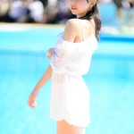 【写真特集】本間菜穂（LOVE CCiNO）、肩出しレースのワンピースから透明美脚披露！＜近代麻雀水着祭2022＞