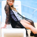 【写真特集】北野真衣（GIRLY MOON PROJECT）、透け感セクシーな美背中を披露＜近代麻雀水着祭2022＞