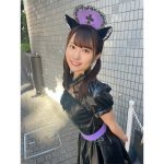 JamsCollection・坂東遥、黒猫に扮したハロウィンコスプレを披露
