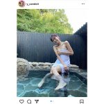 東口優希、バスタオル一枚で濡れ肌セクシーな露天風呂ショットをお届け！