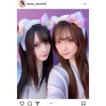 NMB48・原かれん、山本望叶とお揃コーデでユニバデート！「顔面つよすぎる」「可愛すぎて息するの忘れたわ！」の声も