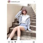 Sweet Alley・濱越さおり、タイトなミニスカから美脚披露！