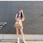 濱崎心愛、秋色コーデでスラリとした美脚披露！