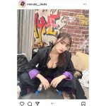 #ババババンビ・池田メルダ、ヤンキー座りで美谷間見せつけ！セクシー特攻服にファン釘付け