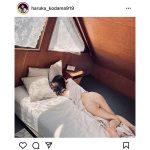 兒玉遥、無防備に美尻あらわなランジェリー姿の寝そべりショット大公開！