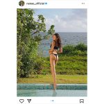 菜々緒、圧倒的な脚線美で見せつけの天パーショット公開