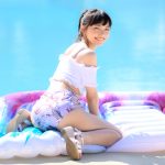 【写真特集】松山あおい、ポニーテールが揺れるまぶしい笑顔にキュン！＜近代麻雀水着祭2022＞