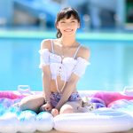 【写真特集】松山あおい、ポニーテールが揺れるまぶしい笑顔にキュン！＜近代麻雀水着祭2022＞