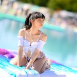 【写真特集】松山あおい、ポニーテールが揺れるまぶしい笑顔にキュン！＜近代麻雀水着祭2022＞
