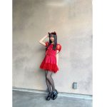 STU48・立仙百佳、黒網タイツがセクシーな小悪魔に変身