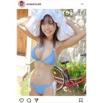 #2i2・天羽希純、抜群の『砂時計ボディ』を笑顔と一緒にお届け！