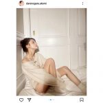 ダレノガレ明美、肩出しニットで美脚を露出した姿に反響の声！