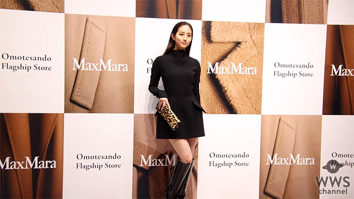 【動画】堀田茜が黒のミニワンピで美脚披露！マックスマーラ表参道に登場！「30歳になったので大人な時間を過ごしたい」