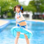 【写真特集】渡辺陽菜（Layn）、元気いっぱいのスポーティーな体操着コスチュームで笑顔をお届け！＜近代麻雀水着祭2022＞