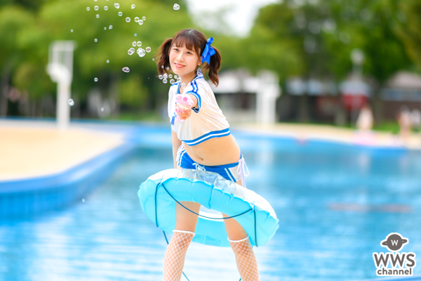 【写真特集】渡辺陽菜（Layn）、元気いっぱいのスポーティーな体操着コスチュームで笑顔をお届け！＜近代麻雀水着祭2022＞