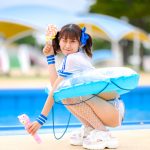 【写真特集】渡辺陽菜（Layn）、元気いっぱいのスポーティーな体操着コスチュームで笑顔をお届け！＜近代麻雀水着祭2022＞