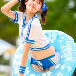 【写真特集】渡辺陽菜（Layn）、元気いっぱいのスポーティーな体操着コスチュームで笑顔をお届け！＜近代麻雀水着祭2022＞