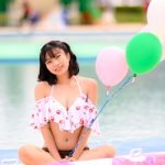 【写真特集】Ayua（こんぱす｡Compass）、チェリー柄ビキニで魅せる笑顔で釘付け！＜近代麻雀水着祭2022＞