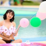 【写真特集】Ayua（こんぱす｡Compass）、チェリー柄ビキニで魅せる笑顔で釘付け！＜近代麻雀水着祭2022＞