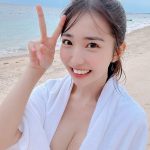 #2i2・天羽希純、バスタオルの隙間から美谷間チラ見せで悩殺！