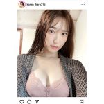 NMB48・原かれん、透明なデコルテとふっくら美谷間で魅了するニットコーデ披露！「アイドルなのに大胆で素敵」