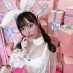 STU48・岩田陽菜、血管浮き出る透明ボディあらわな白ウサギオフショットでファン悩殺！！