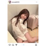 Peel the Apple・黒嵜菜々子、太もも見せるライブ終わりの大胆ショットに「可愛い」の声殺到！