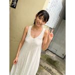 桜井木穂、バストライン透けるワンピース姿がフェチすぎる