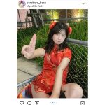 佐藤かれん、チャイナドレスから太ももチラ見せ大胆セクシー！