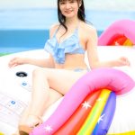 【写真特集】もこちーず（PATI PATI CANDY…☆）、爽やかフリルビキニで美脚大胆披露！＜近代麻雀水着祭2022＞