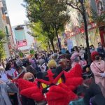 ざわちん、『僕のヒーローアカデミア』トガヒミコ風コスプレメイクで池ハロに初参戦！＜池袋ハロウィンコスプレフェス2022＞