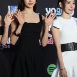 LE SSERAFIM、美脚あらわなミニ丈衣装でレッドカーペットに登場！＜2022 MAMA AWARDS＞