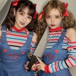 益若つばさ、佐藤ノアとミニスカ×ツインテールの仮装2ショット公開！