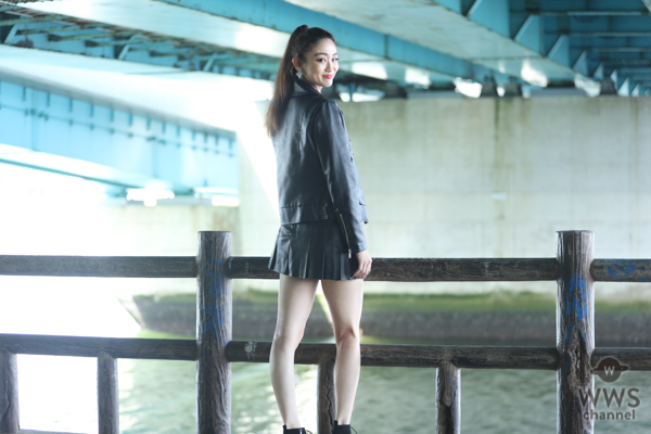 【写真特集】看護師・高田カナさん、福岡・百道浜にてクールなブラックコーデで美脚披露！ 「どうなりたいのか、何を伝えたいのかが大事」