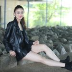 【写真特集】看護師・高田カナさん、福岡・百道浜にてクールなブラックコーデで美脚披露！ 「どうなりたいのか、何を伝えたいのかが大事」