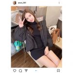 あのん、サッカーどころじゃない！超ミニ黒ワンピで魅せる太ももに「その笑顔でスペインに勝たせてくれ～」