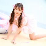 【写真特集】桃瀬あゆな（RiNCENT.）、ガーリーさ全開のピンクビキニをセクかわに披露！＜近代麻雀水着祭2022＞