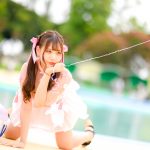 【写真特集】桃瀬あゆな（RiNCENT.）、ガーリーさ全開のピンクビキニをセクかわに披露！＜近代麻雀水着祭2022＞