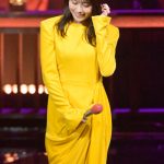 【レコ大】有村架純、衣装チェンジは美脚のぞかせた黄色のドレスコーデに!<第64回 輝く!日本レコード大賞>