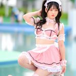 【写真特集】篠原ののか（KissBee）、お腹＆太ももチラ見せのメイドコスチュームで釘付けに！＜近代麻雀水着祭2022＞