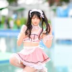 【写真特集】篠原ののか（KissBee）、お腹＆太ももチラ見せのメイドコスチュームで釘付けに！＜近代麻雀水着祭2022＞